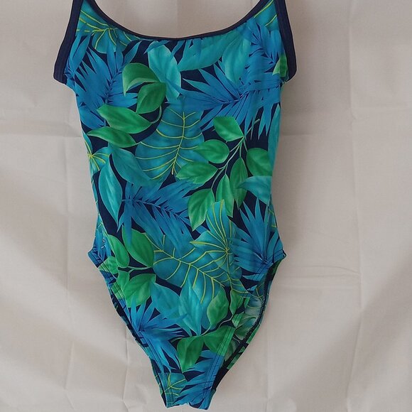 Speedo Swimsuit almost new tropical designed size Medium - Picture 1 of 5